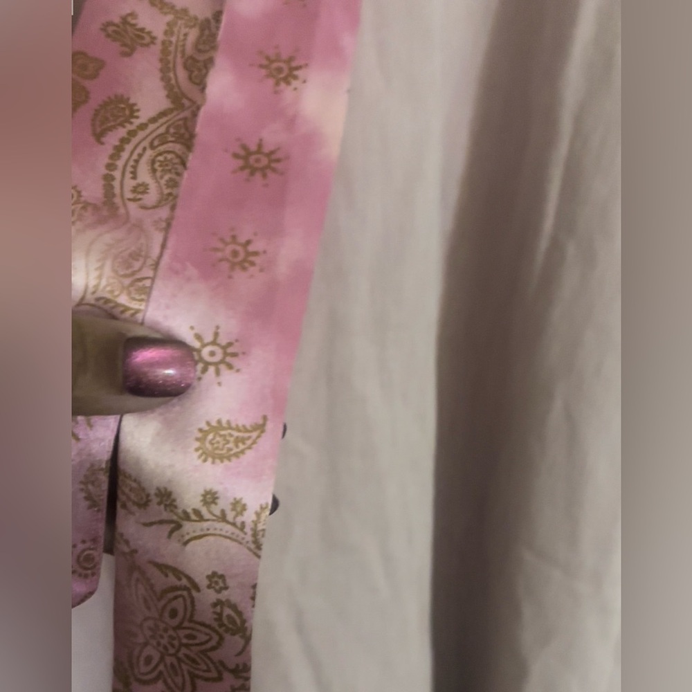 Free People Roucha Denim Maxi Dress In Pale Mauve Size XS - Picture 11 of 16